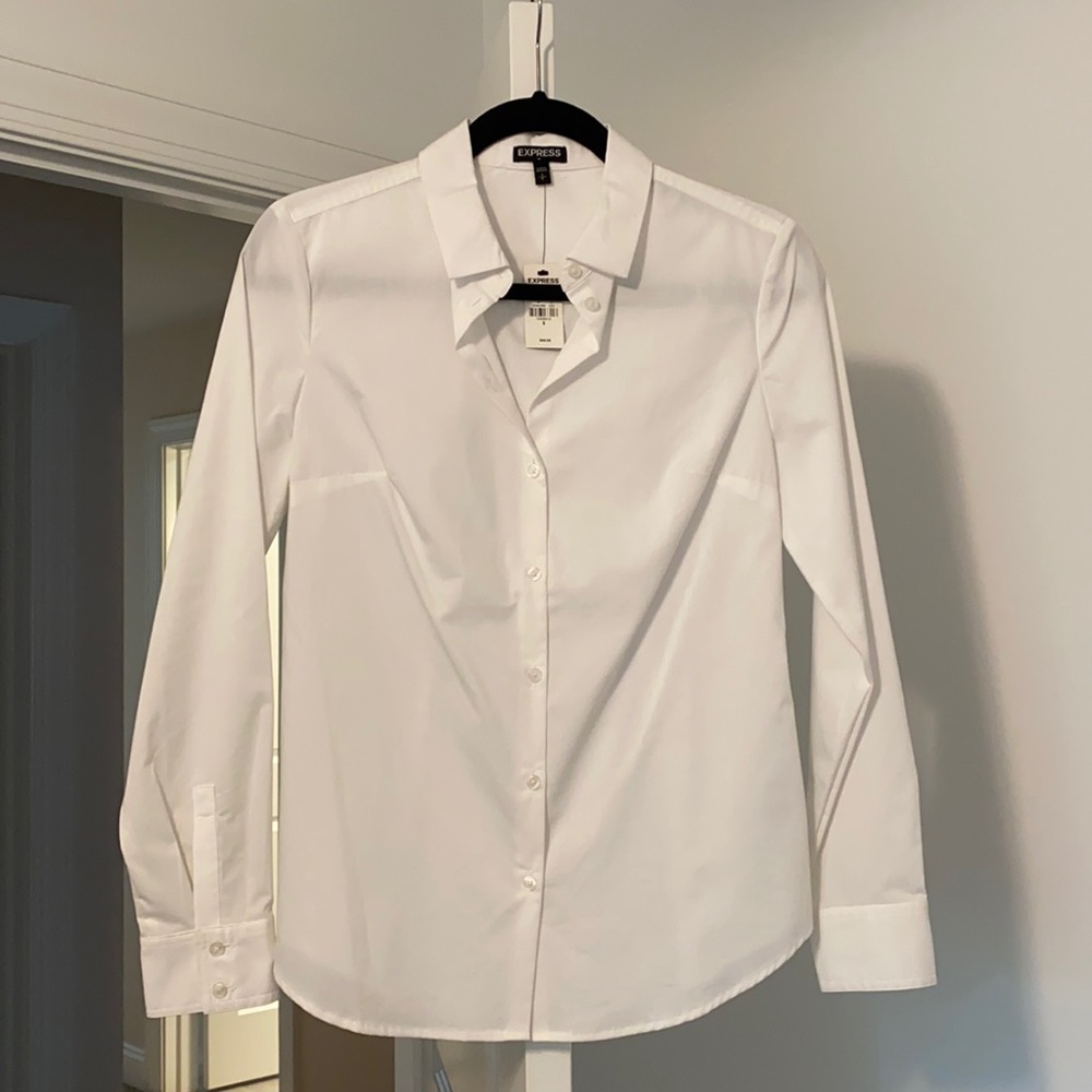 NWT Slim Fit White Button Down Shirt